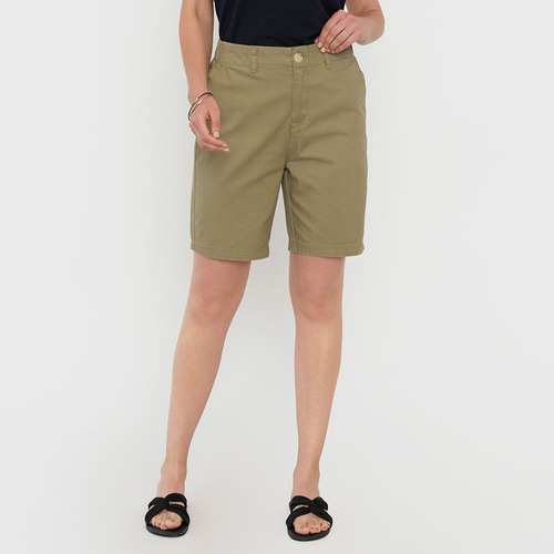 Short Mujer Bermuda Verde Corona