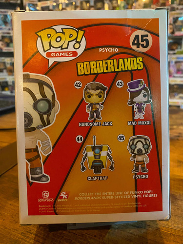 Funko Pop Psycho # 45 Borderlands (Usado)