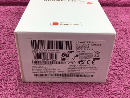 Imagen 2 de 2 de Huawei P40 Pro + 512gb De Cerámica Blanca Nuevo Desbloqueado