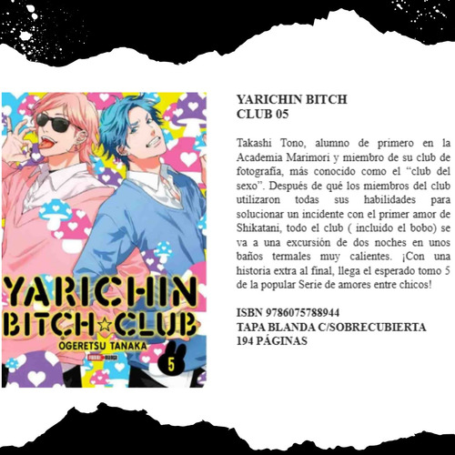 Yarichin Bitch Club 05 Panini Manga