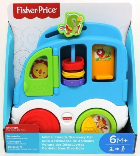 Brinquedo Carrinho Sons Divertidos Fisher Price Cmv95