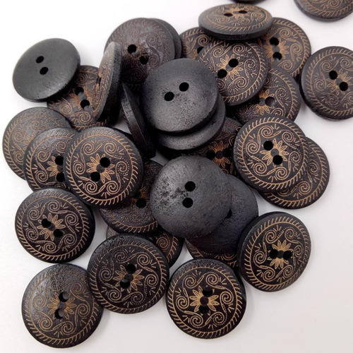 50 Piezas De Botones De Botones De De 2 Agujeros Para Coser