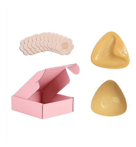 Invisible Adhesive Push Up Bra Sticky Strapless, Sujetador