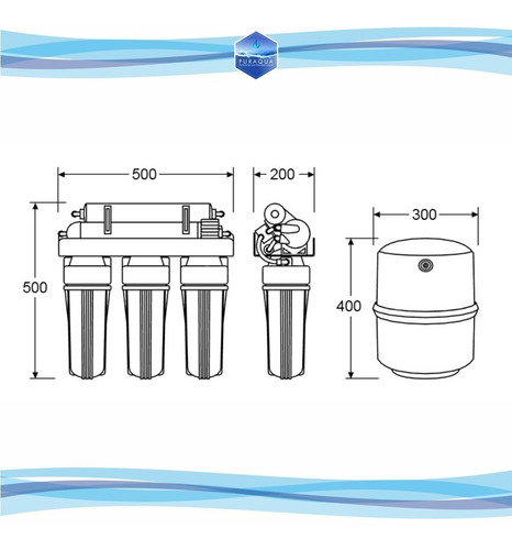 Imagen 4 de 7 de Filtro/purificador De Agua De Osmosis Inversa - Puraqua