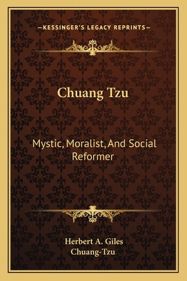 Libro Chuang Tzu: Mystic, Moralist, And Social Reformer -...