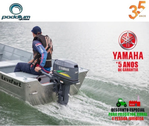Imagem 6 de 9 de Motor De Popa Yamaha 2t 30hp Hmhs - Poddium Náutica Frete Et