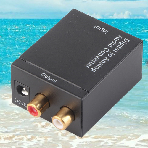 Convertidor De Audio Coaxial Digital Analógico Spdif A Rca