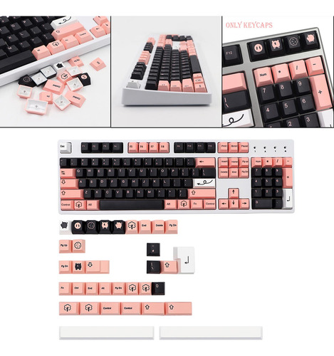 Keycaps 138 Accesorios Compatibles Con Teclas Reemplazo Para