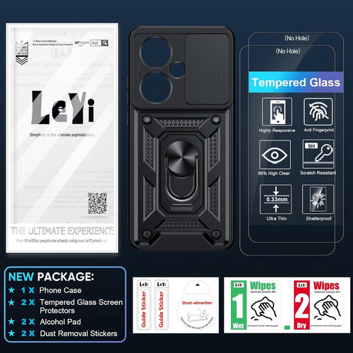 Funda Para Oppo Reno 11 F Uso Rudo Cámara Carcasa+mica Negro Oppo Reno 11f