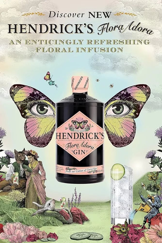 Kit Gin Hendrick's Flora Adora + Tónica + Cuchara + Jigger