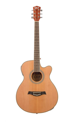 Imagen 3 de 8 de Guitarra Creep Cuerdas Acero C/eq 5 Bandas Mf425ce
