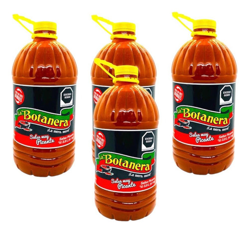Salsa Botanera Muy Picante Negra 12 L