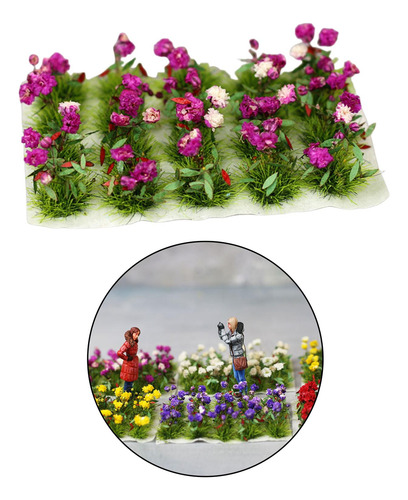 Diseño De Diorama De Césped De Arquitectura De Violeta