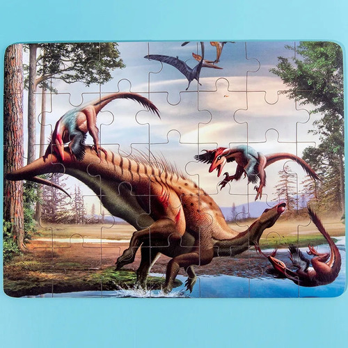 Rompecabezas De Dinosaurio Set X2 40 Piezas Ltf Shop