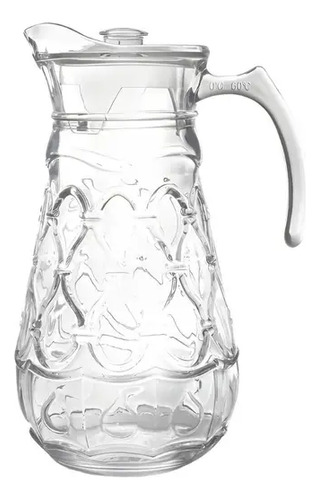 Jarra De Vidro Labelle 1,8l Lehavi Cor Transparente