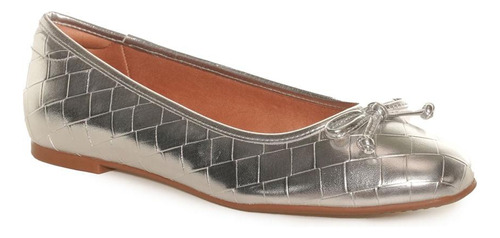 Sapatilha Prata Vizzano Tressê Feminino