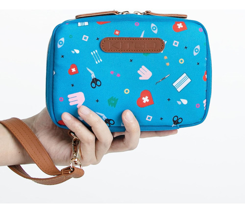 Estuche Portátil C/ Separadores Kit Primeros Auxilios 140pzs