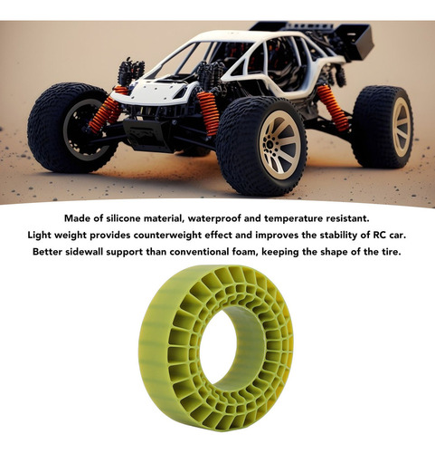 C Inserto De Espuma Para Neumáticos Rc 4 Piezas Verde Del Od
