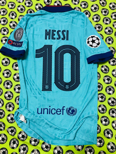 Jersey Vaporknit Nike Fc Barcelona Champions 2019 2020 Messi (Usado)