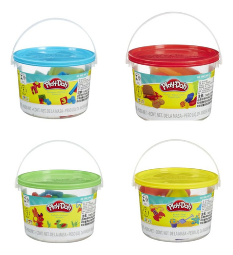 Mini Balde Play-doh - 23414 Color Amarillo