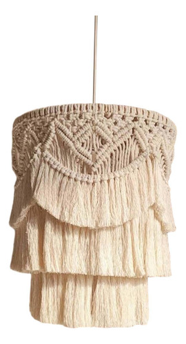Lámpara De Macramé, Lámpara De, Accesorio De Iluminación