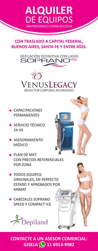Imagen 2 de 4 de Alquiler Soprano Alma Original Depilacion Laser-venus Legacy