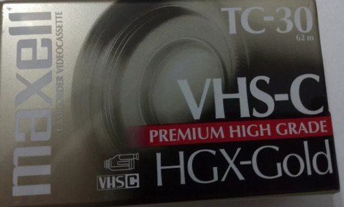Cassette Vhs-c Filmadora Tc-30 Vhsc - Caballito