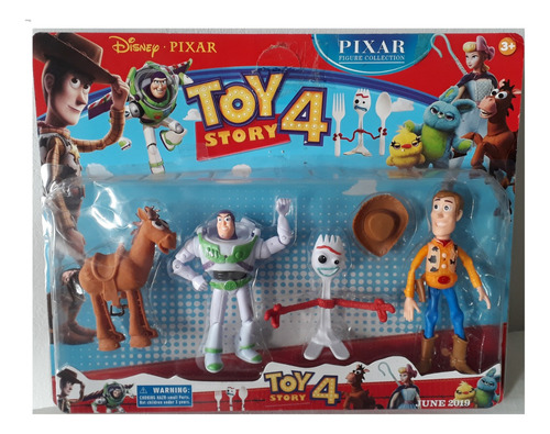 Toy Story Set X 4 Muñecos Buzz Woody Grandes Hermoso Oferta