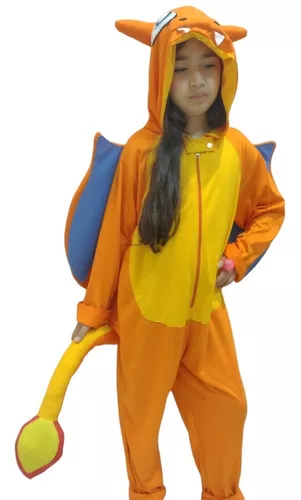 Pijama Infantil Fantasia Pokémon Charmander