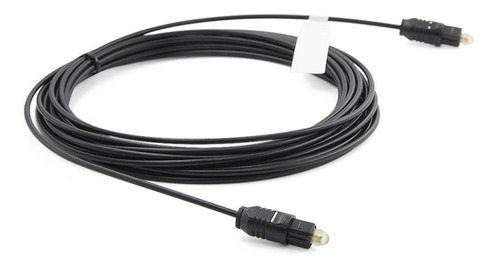 Imagen 1 de 7 de Cable Óptico Audio Digital Toslink · Fibra Optica 5 Metros