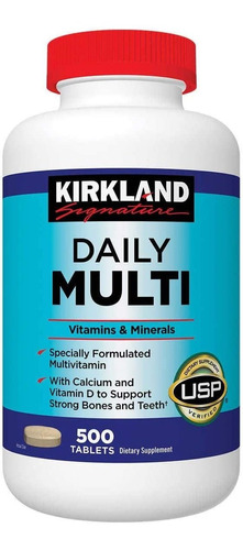 Multivitaminas Y Minerales Kirkland  500 Tabletas