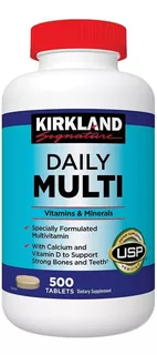 Multivitaminas Y Minerales Kirkland 500 Tabletas