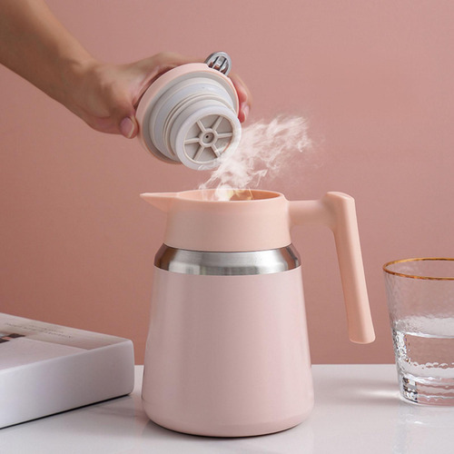Hervidor Térmico De 1,1 L Con Tapa, Botella De Agua Con Mang