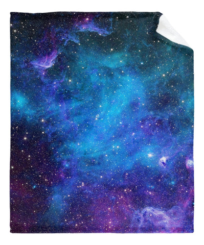 Colorful Galaxy Sky Manta Suave Franela Fleece Mantas Person