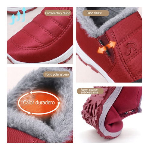 Botas De Nieve Modernas Con Suelas Suaves Y Afelpadas.