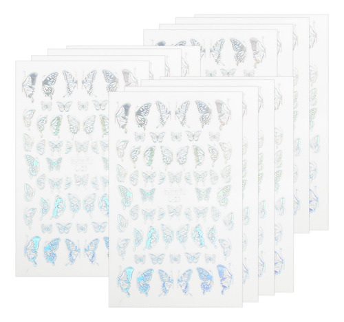 Calcomanía De Uñas Con Estampado De 12 Piezas, Pegatinas Art