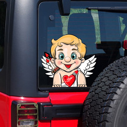 Adesivos De Cupido Do Dia Dos Namorados Para Carros | Decalq