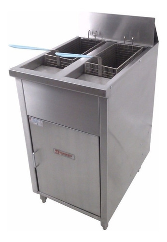 Freidora industrial a gas Inmeza FG2Ti 14L acero inoxidable