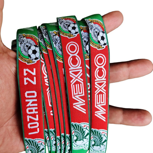 Pulseras Del Mundial Qatar 2022 Diámetro 6 Cm