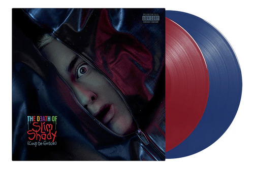 Eminem The Death Of Slim Shady 2 Lp Red Blue Vinyl Versión Del Álbum Edición Limitada