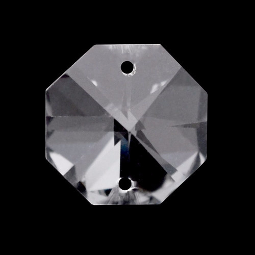 350 Castanha De Cristal Italiana K9 + 350 Argolas Aço Inox