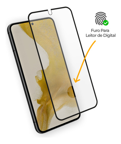 Película Compatível Com Galaxy S22 Vidro 3d