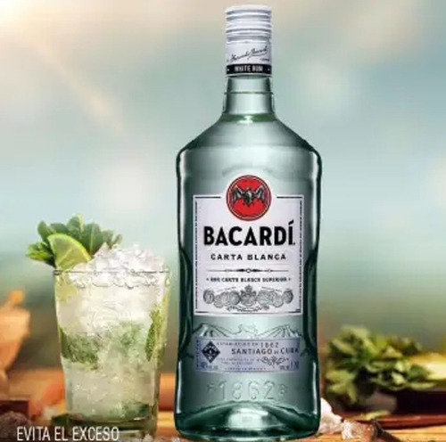 Ron Bacardí Carta Blanca Botella 1750ml.