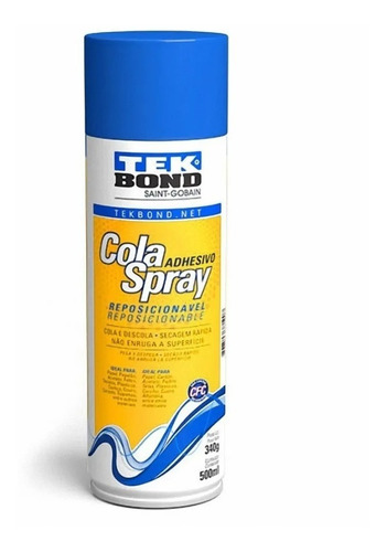 Pegamento Adhesivo En Aerosol Reposicionable Tekbond 500ml