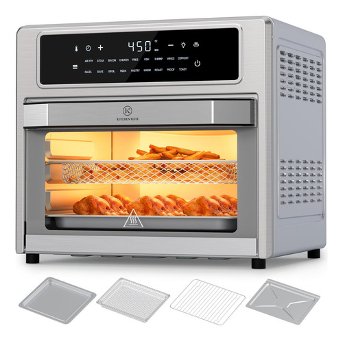 Combo Horno Tostador Y Freidora De Aire 26.4 Litros 18 En 1