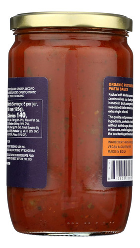 Salsa Para Pasta Puttanesca Orgánica Seggiano, 24 Oz