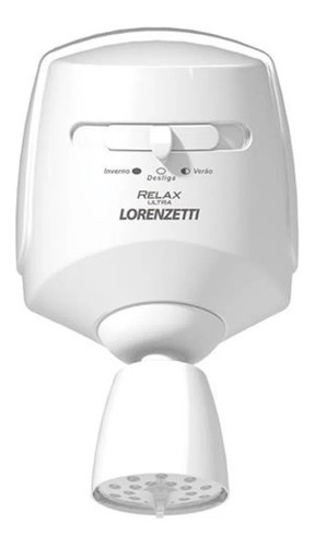 Chuveiro elétrico de parede Lorenzetti Relax Ultra branco 5500W 220V