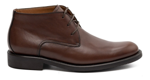 Bota Cuero Vacuno Botineta Marrón Hombre 302110 6