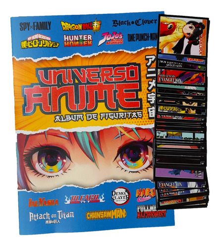 Universo Anime 2023 - Álbum + 50 Figuritas
