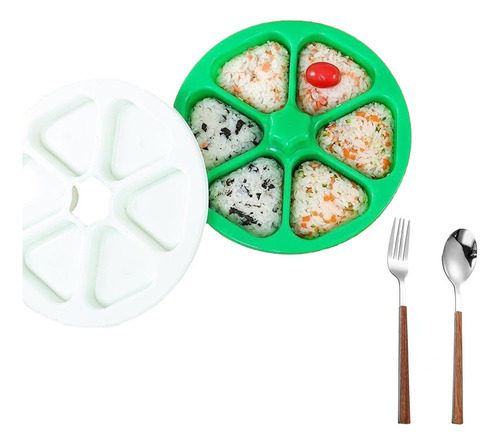 Forma Molde Para Sushi Prensado Comida De 6 Furos Rice Ball